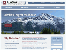 Tablet Screenshot of alaskalaserprint.com